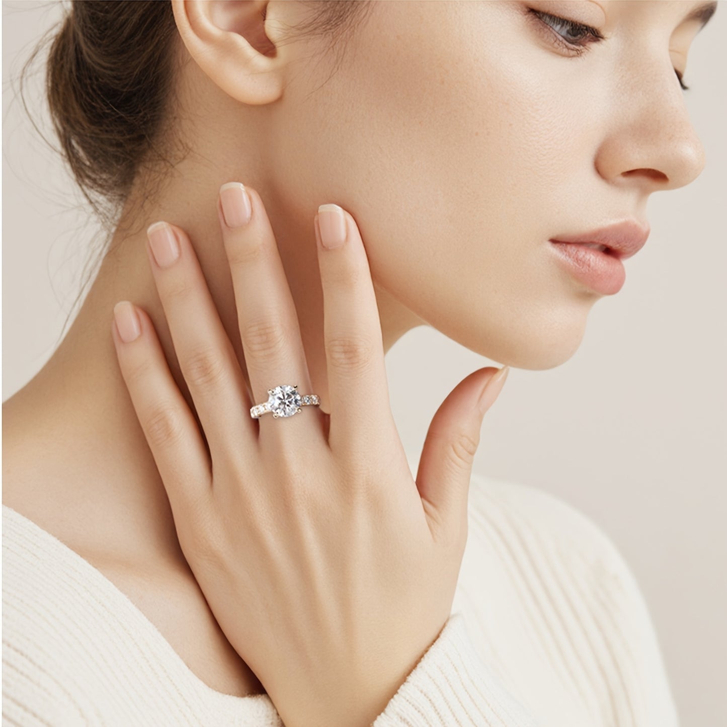 Luxury 925 Sterling Silver Ring – Elegant Proposal & Party Ring | Gift Box Included | Perfect for Weddings, Festivals & Everyday Wear