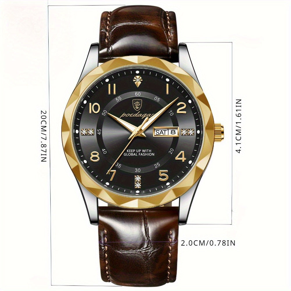 Men’s Luminous Quartz Watch – Fashion Sport Design for Teens, Night-Glow Dial, Durable Strap, Everyday Casual Wristwatch