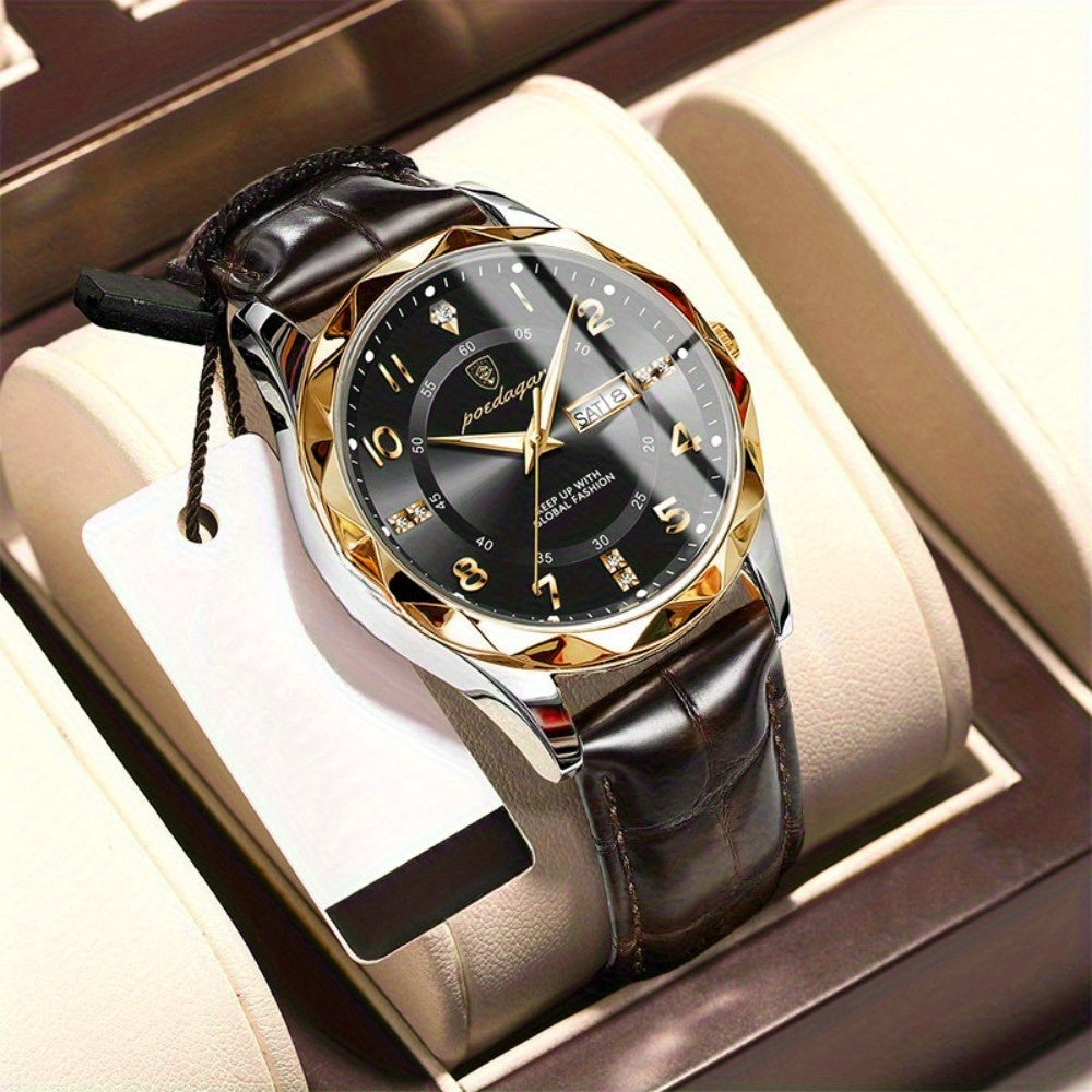 Men’s Luminous Quartz Watch – Fashion Sport Design for Teens, Night-Glow Dial, Durable Strap, Everyday Casual Wristwatch