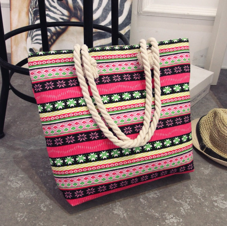 Large Capacity Minimalist Canvas Tote Bag – Heavy-Duty Casual Shoulder Handbag | Durable Eco-Friendly Shopper for Work, School & Travel