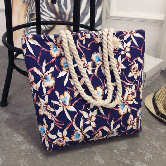 Large Capacity Minimalist Canvas Tote Bag – Heavy-Duty Casual Shoulder Handbag | Durable Eco-Friendly Shopper for Work, School & Travel