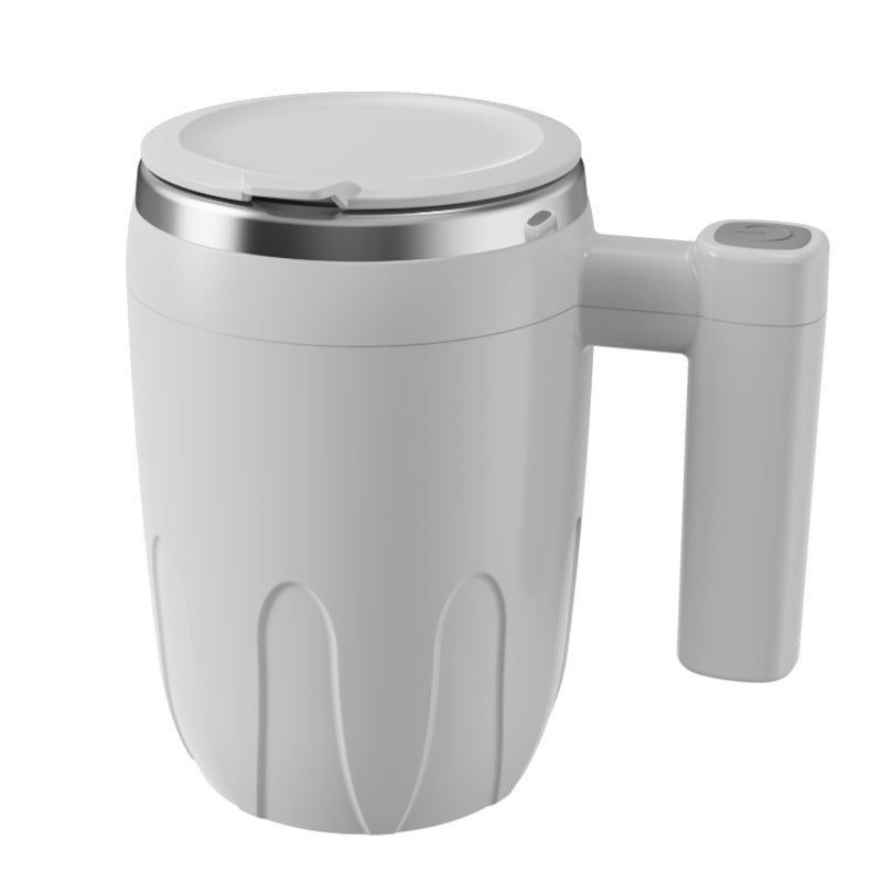 Automatic Magnetic Mixing Cup – Stainless Steel Self-Stirring Mug (USB Rechargeable, 400ml)