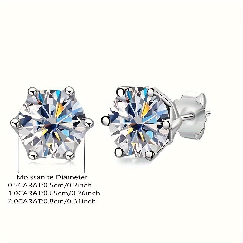 Hip-Hop Rock Style Drop Earrings – Mozambique Pattern, 925 Pure Silver, Durable & Trendy