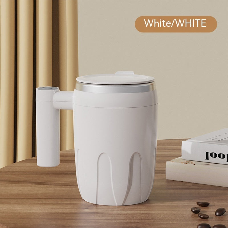 Automatic Magnetic Mixing Cup – Stainless Steel Self-Stirring Mug (USB Rechargeable, 400ml)