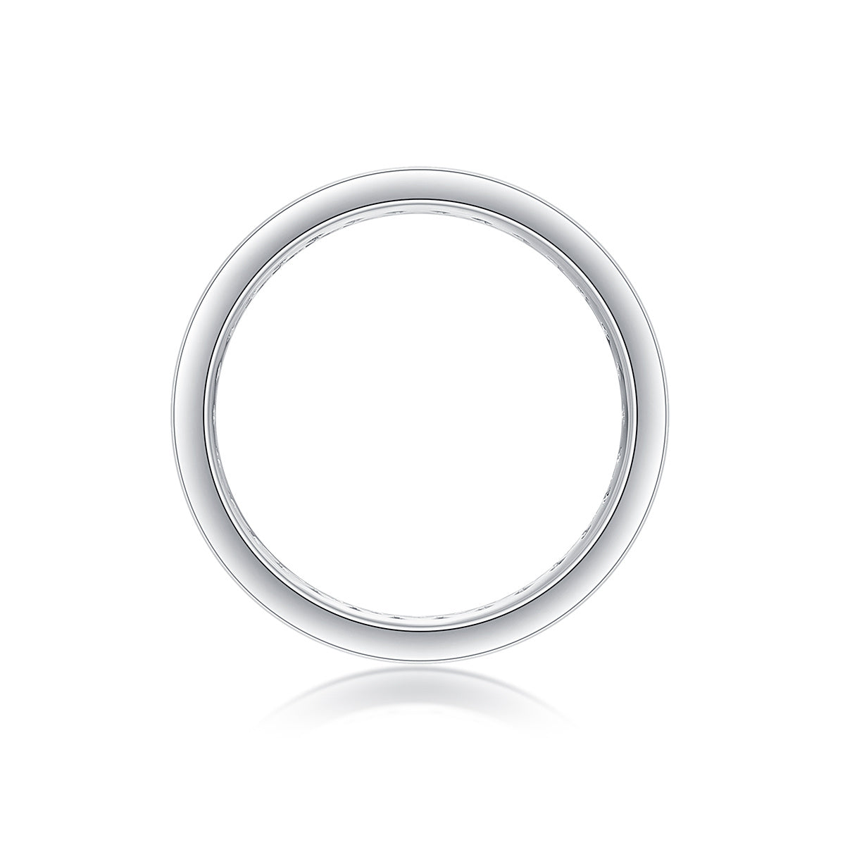 Luxury Moissanite Bridal Ring S925 Sterling Silver Engagement & Wedding Band | Platinum Plated Fashion Jewelry