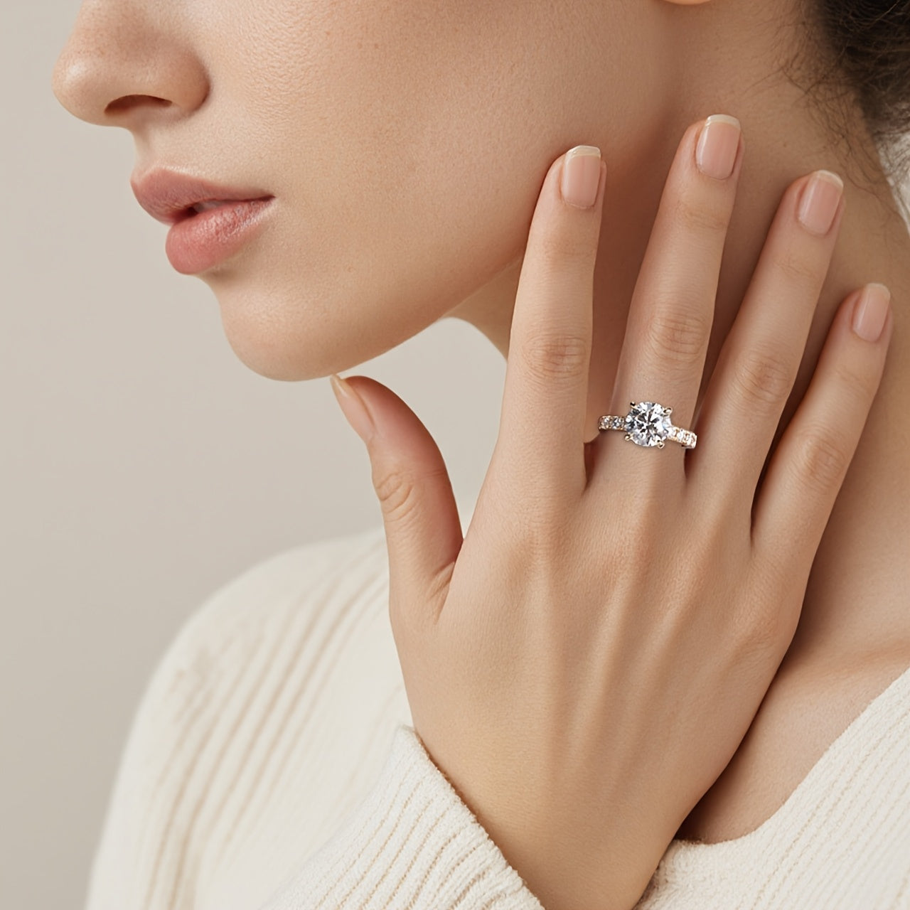 Luxury 925 Sterling Silver Ring – Elegant Proposal & Party Ring | Gift Box Included | Perfect for Weddings, Festivals & Everyday Wear