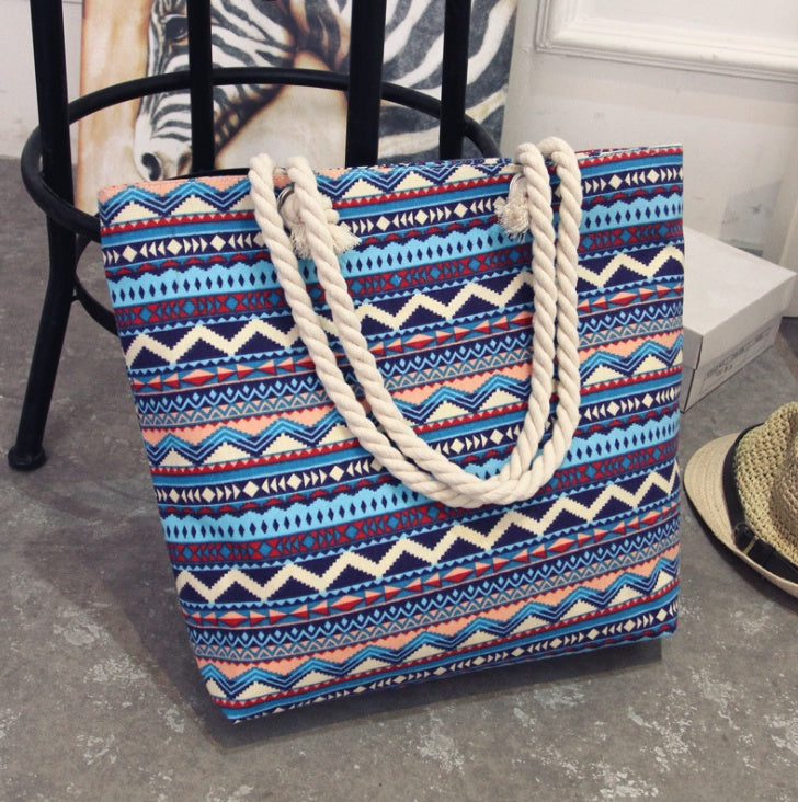 Large Capacity Minimalist Canvas Tote Bag – Heavy-Duty Casual Shoulder Handbag | Durable Eco-Friendly Shopper for Work, School & Travel