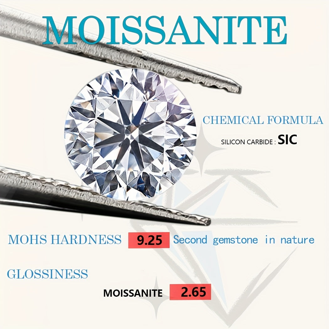 Spectacular 3.0 Carat Moissanite Solitaire Ring | 18k Gold Plated 925 Sterling Silver | Unisex Statement Design