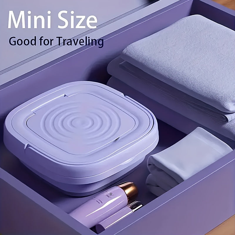 Compact Portable Washing Machine – Heavy-Duty Single-Tub Washer | Energy-Efficient, Lightweight Laundry Solution for Apartments, Dorms & Travel