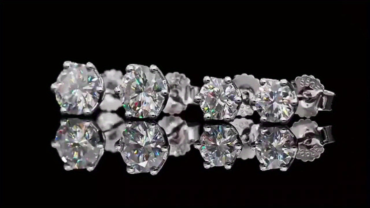 Hip-Hop Rock Style Drop Earrings – Mozambique Pattern, 925 Pure Silver, Durable & Trendy